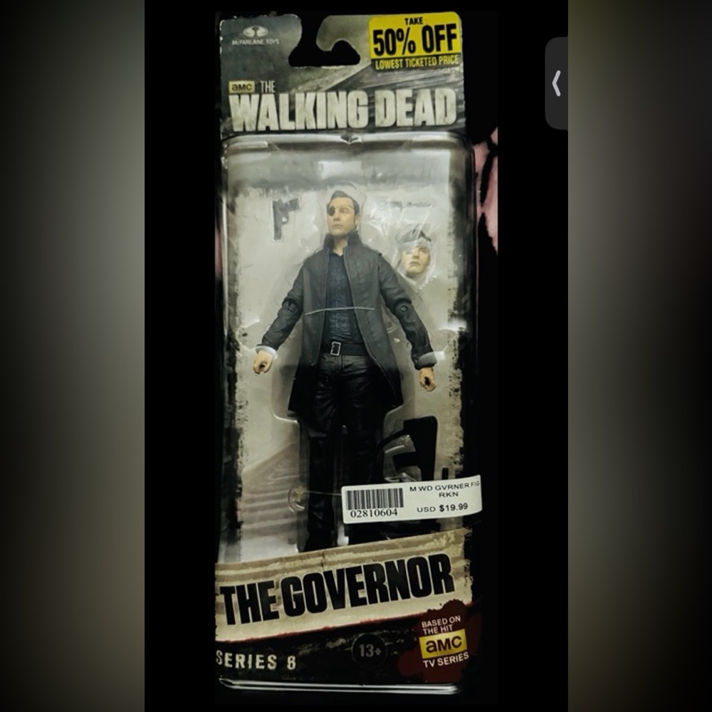 The Walking Dead McFarlane Toys Series 8 – The Governor Action Figure (Sealed)